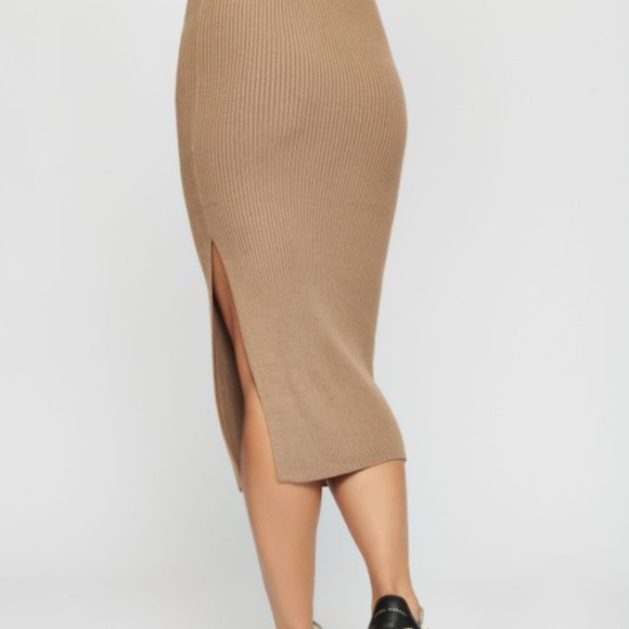 Dynamite LUXE LOUNGE Yarn Midi Skirt - Picture 2 of 7